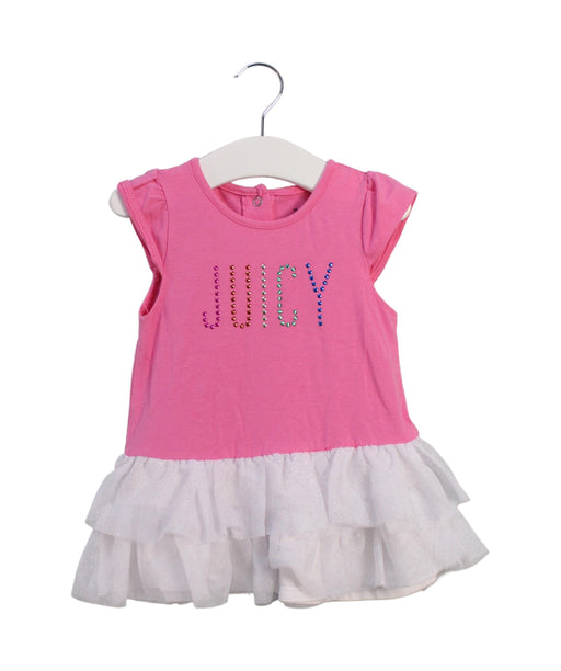 A Pink Sleeveless Dresses from Juicy Couture in size 18-24M for girl. (Front View)