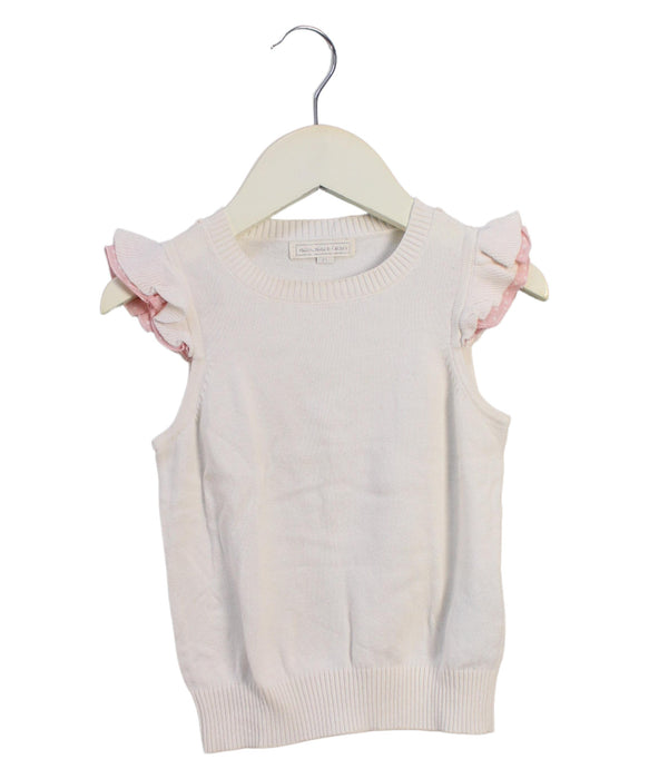 A White Sleeveless Tops from Nicholas & Bears in size 2T for girl. (Front View)
