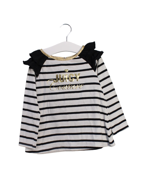 A White Long Sleeve Tops from Juicy Couture in size 18-24M for girl. (Front View)
