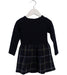 A Navy Long Sleeve Dresses from Jacadi in size 2T for girl. (Front View)
