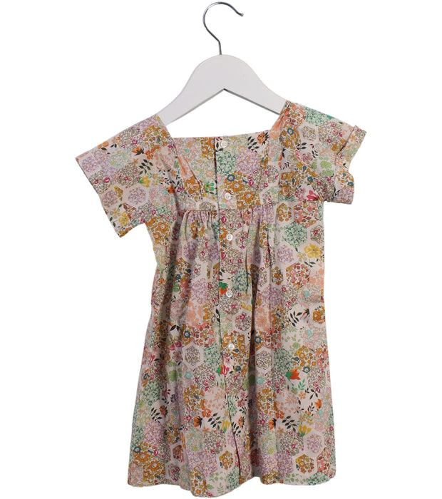 A Multicolour Short Sleeve Dresses from Bonpoint in size 2T for girl. (Back View)