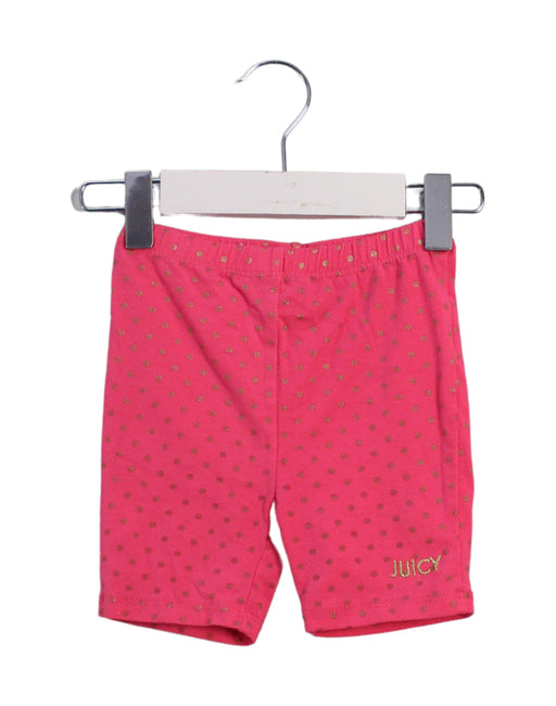 A Pink Shorts from Juicy Couture in size 18-24M for girl. (Front View)