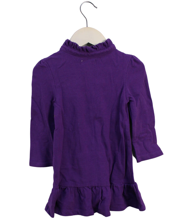 A Purple Long Sleeve Dresses from Ralph Lauren in size 2T for girl. (Back View)