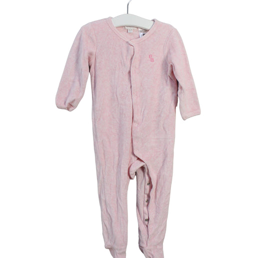 A Pink Onesies from Purebaby in size 12-18M for girl. (Front View)