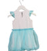 A White Sleeveless Dresses from Le Petit Society in size 3T for girl. (Back View)