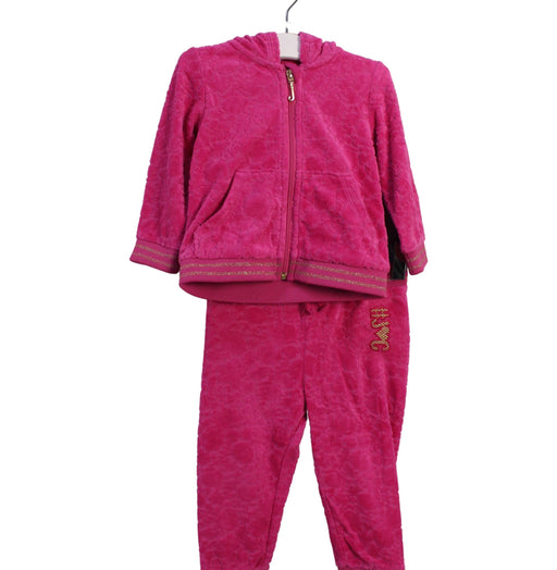 A Pink Pants Sets from Juicy Couture in size 6-12M for girl. (Front View)