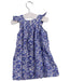 A Blue Sleeveless Dresses from Jacadi in size 6-12M for girl. (Back View)