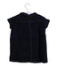 A Navy Short Sleeve Dresses from Petit Bateau in size 12-18M for girl. (Back View)
