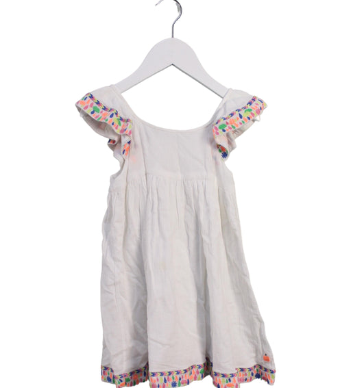 A White Sleeveless Dresses from The Bonnie Mob in size 18-24M for girl. (Front View)