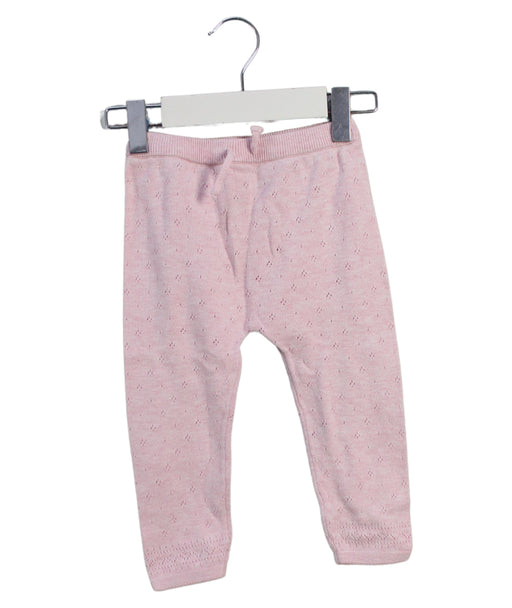 A Pink Sweatpants from Purebaby in size 12-18M for girl. (Front View)