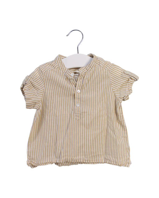 A White Short Sleeve Tops from Bonpoint in size 12-18M for girl. (Front View)