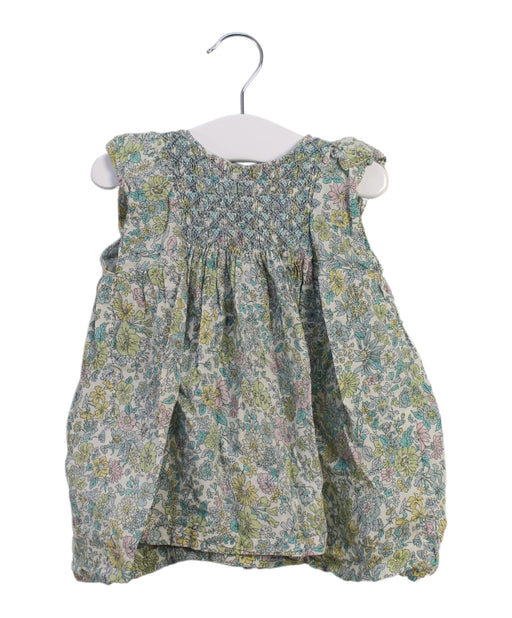 A Green Sleeveless Tops from Bonpoint in size 12-18M for girl. (Front View)