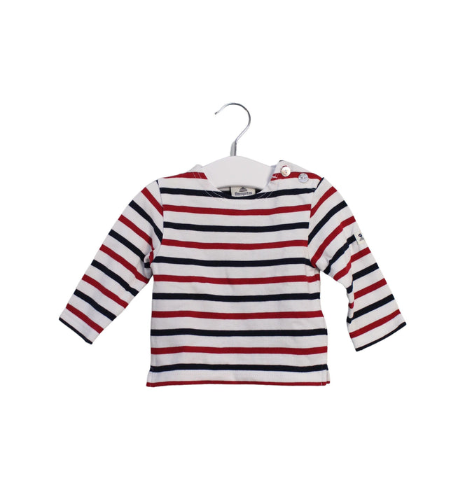 A Multicolour Long Sleeve Tops from Mon Petit Mousqueton in size 3-6M for girl. (Front View)