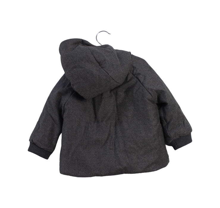 A Grey Lightweight Jackets from Bonpoint in size 12-18M for neutral. (Back View)