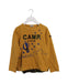 A Yellow Long Sleeve Tops from Miki House in size 7Y for boy. (Front View)