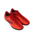 A Orange Slip Ons from Adidas in size 9Y for boy. (Front View)