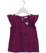 A Purple Short Sleeve Tops from Jacadi in size 4T for girl. (Front View)