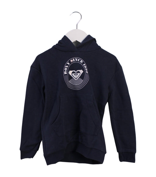 A Blue Sweatshirts from Roxy in size 4T for girl. (Front View)