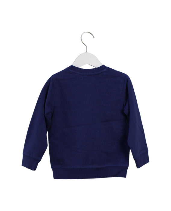 A Blue Crewneck Sweatshirts from Stella McCartney in size 5T for girl. (Back View)
