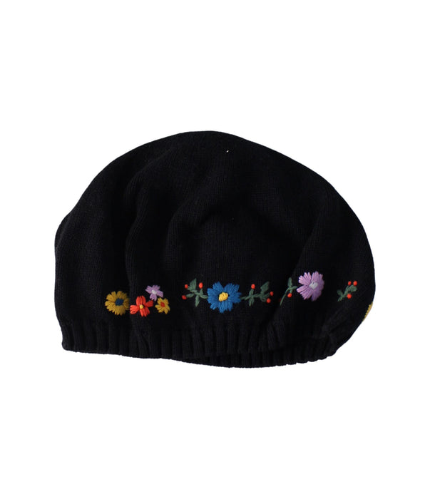 A Navy Beanies from Hanna Andersson in size O/S for girl. (Front View)