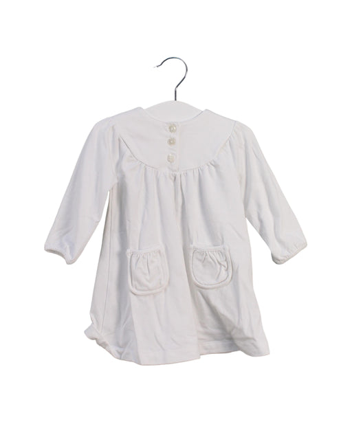 A White Long Sleeve Dresses from The Little White Company in size 12-18M for girl. (Front View)