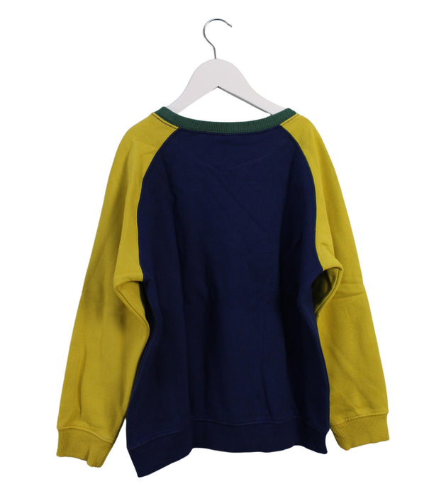 A Navy Crewneck Sweatshirts from Bonton in size 10Y for boy. (Back View)