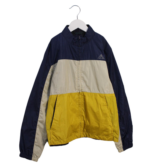 A Yellow Lightweight Jackets from Bellerose in size 10Y for boy. (Front View)