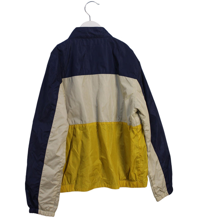 A Yellow Lightweight Jackets from Bellerose in size 10Y for boy. (Back View)