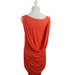 A Orange Sleeveless Dresses from Mayarya in size S for maternity. (Back View)