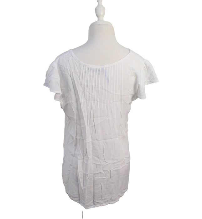 A White Short Sleeve Tops from Seraphine in size S for maternity. (Back View)