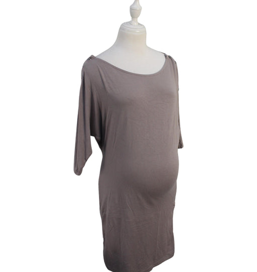A Brown Long Sleeve Dresses from Seraphine in size XS for maternity. (Front View)