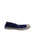 A Navy Sneakers from Bensimon in size 6T for girl. (Back View)