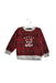 A Red Knit Sweaters from Petit Bateau in size 3T for boy. (Front View)