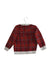 A Red Knit Sweaters from Petit Bateau in size 3T for boy. (Back View)