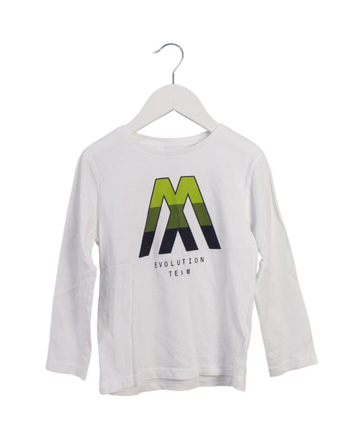 A White Long Sleeve Tops from Mayoral in size 5T for boy. (Front View)