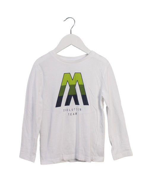 A White Long Sleeve Tops from Mayoral in size 5T for boy. (Front View)