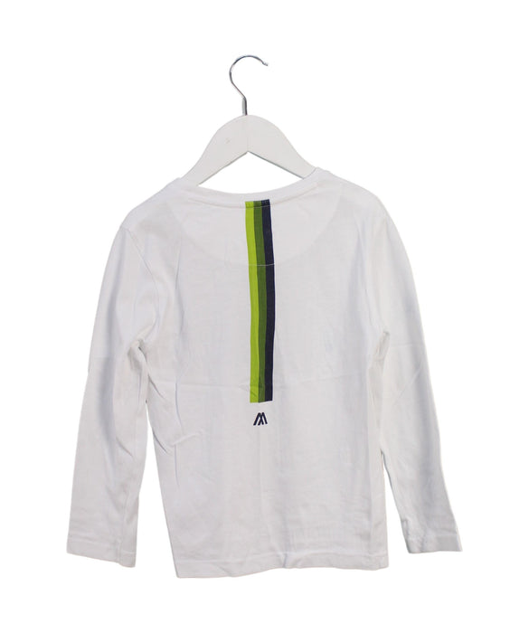 A White Long Sleeve Tops from Mayoral in size 5T for boy. (Back View)