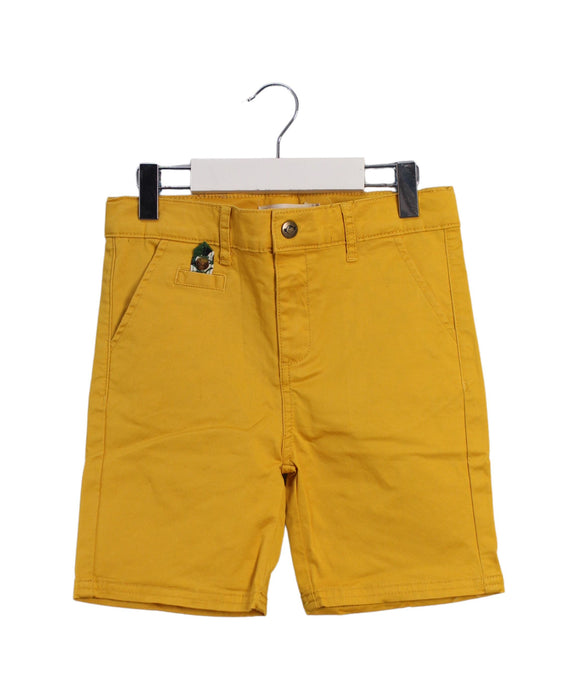 A Yellow Shorts from Appaman in size 7Y for boy. (Front View)