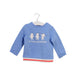 A Blue Crewneck Sweatshirts from Jacadi in size 12-18M for boy. (Front View)