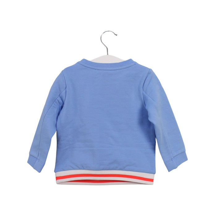 A Blue Crewneck Sweatshirts from Jacadi in size 12-18M for boy. (Back View)