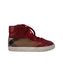 A Red Sneakers from Burberry in size 5T for boy. (Back View)