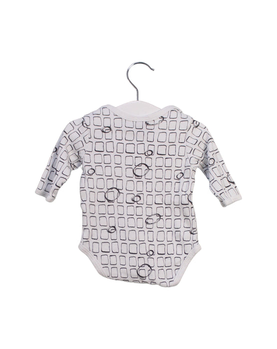 A White Long Sleeve Bodysuits from Punktchen Komma Strich in size 0-3M for neutral. (Back View)