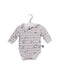 A White Long Sleeve Bodysuits from Punktchen Komma Strich in size 0-3M for neutral. (Front View)