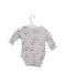 A White Long Sleeve Bodysuits from Punktchen Komma Strich in size 0-3M for neutral. (Back View)