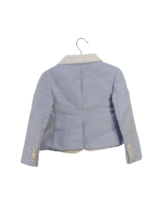 A Blue Blazers from I Pinco Pallino in size 2T for boy. (Back View)