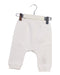 A White Sweatpants from Chicco in size 0-3M for boy. (Front View)