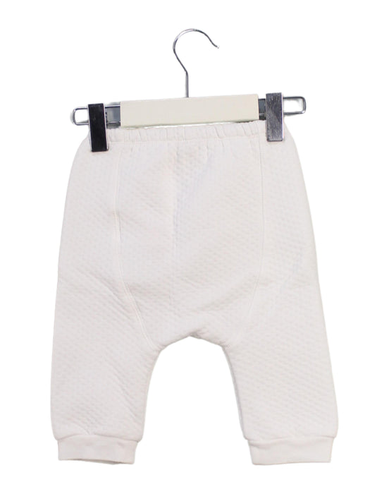 A White Sweatpants from Chicco in size 0-3M for boy. (Back View)
