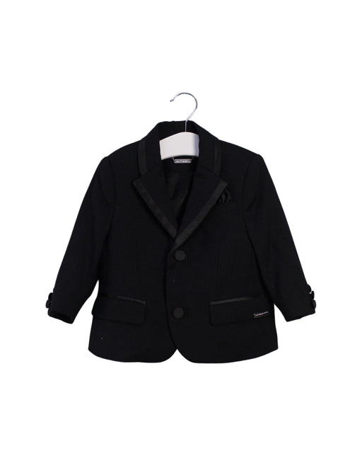 A Black Blazers from Nicholas & Bears in size 6-12M for boy. (Front View)