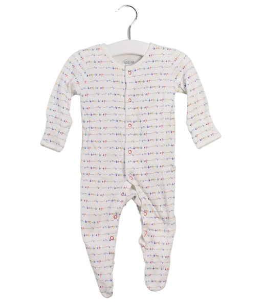 A White Onesies from Mamas & Papas in size 3-6M for boy. (Front View)