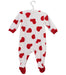 A White Onesies from Chicco in size 3-6M for girl. (Back View)